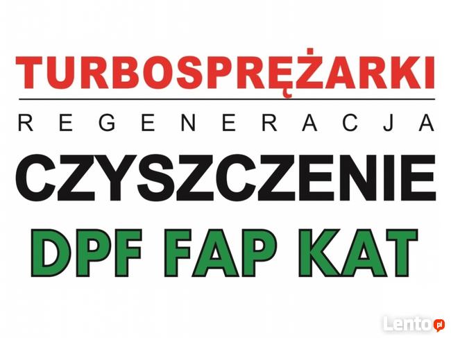 TURBOSPRĘŻARKI - naprawa. DPF, FAP, KAT - czyszczenie
