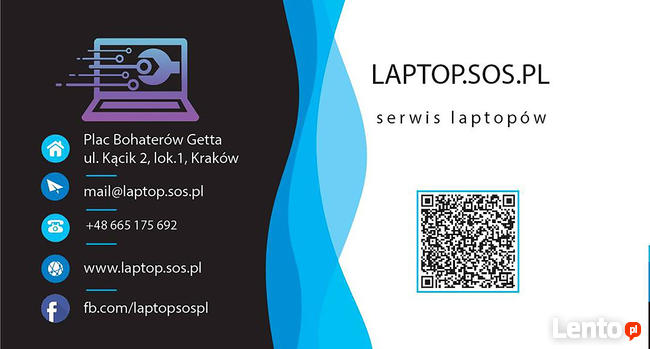 Serwis laptopów Kraków Podgórze. Szybka realizacja.