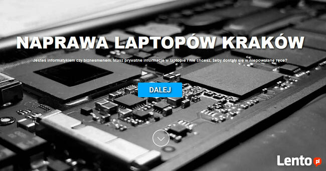 Serwis laptopów Kraków Podgórze. Szybka realizacja.