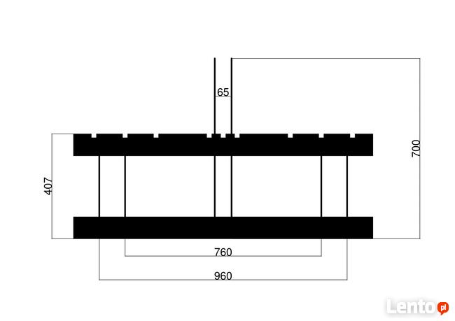 Widły Ładowacz ramka na tył tuz do Ciągnika Traktora