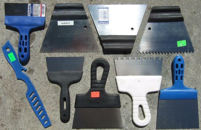 SZPACHELKA MALARSKA GIPS TYNK 40mm KRAJOWA RĄCZKA PLASTIKOWA