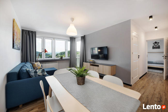Apartament Ale Widok: do 6 osób, 3 pokoje, 4 łóżka, centrum
