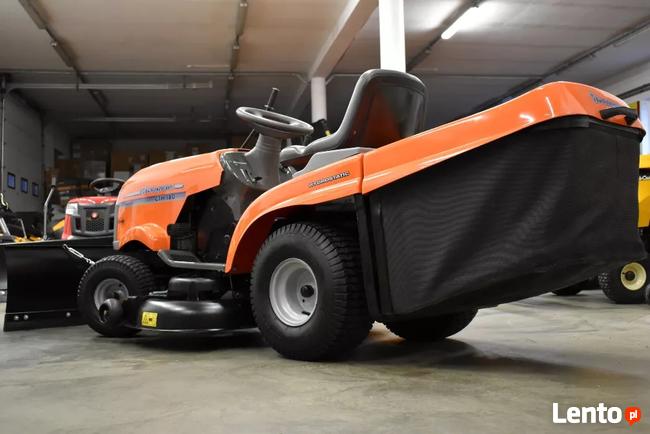 Traktorek Husqvarna CTH180 z pługiem śnieżnym 17,5 KM