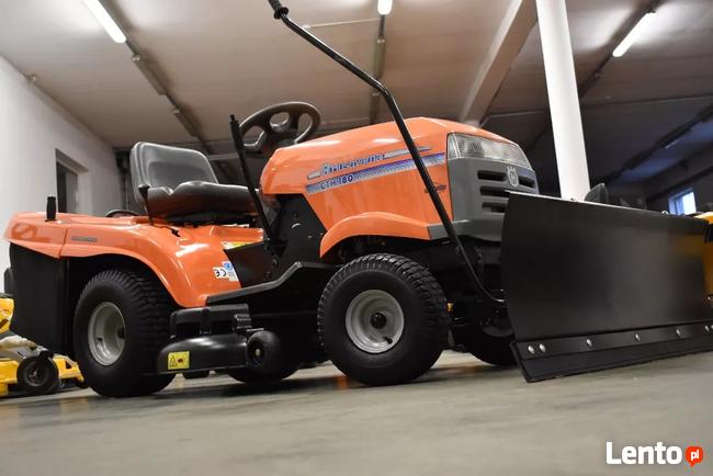 Traktorek Husqvarna CTH180 z pługiem śnieżnym 17,5 KM