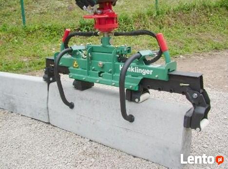 Hydrauliczny chwytak do krawężników
