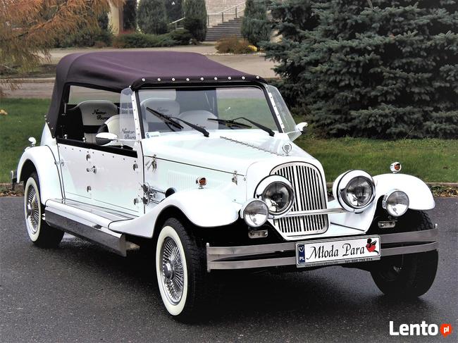 Wypożyczalnia zabytkowych samochodów do ślubu Kabriolet ślub