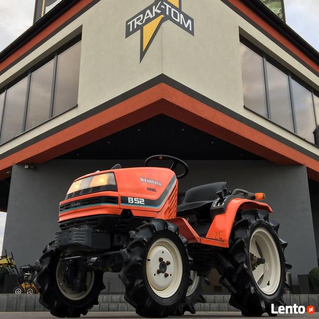 Traktor Mini Ciągnik Kubota B52 4x4, 15 KM, manual, idealny,