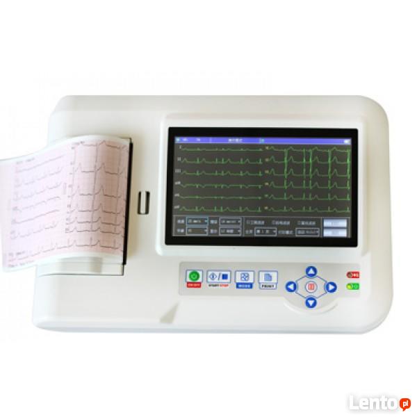 Elektrokardiograf Aparat EKG 6-kanałów ECG600G FV Gwarancja