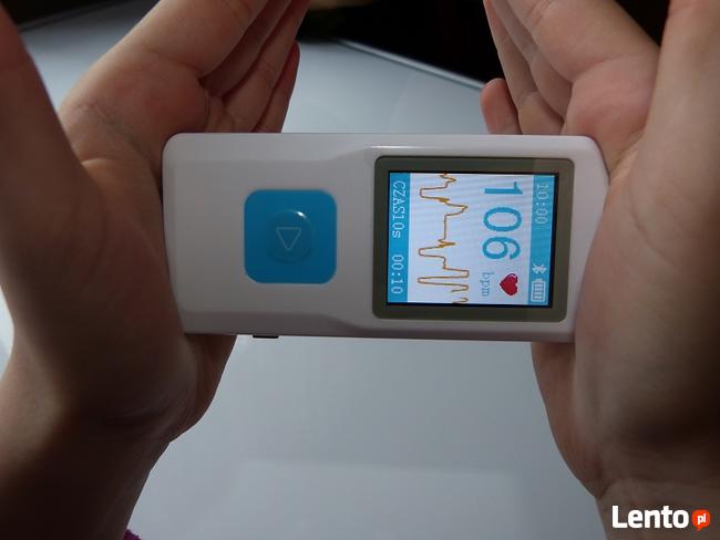 Przenośny MONITOR APARAT EKG polskie menu software