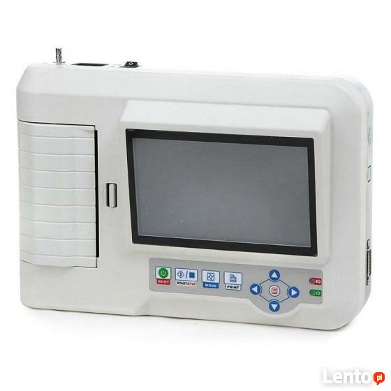 Elektrokardiograf Aparat EKG 6-kanałów ECG600G FV Gwarancja