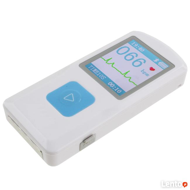 Przenośny MONITOR APARAT EKG polskie menu software