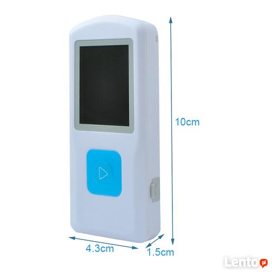 Przenośny MONITOR APARAT EKG polskie menu software