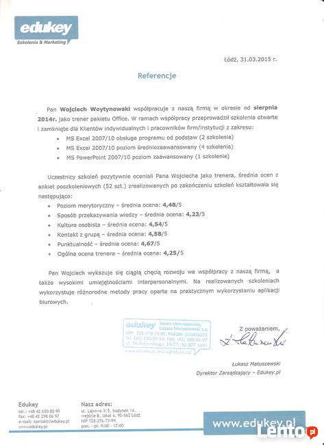 Korepetycje Online (Word Excel Power Point, Jira,) 50 zł