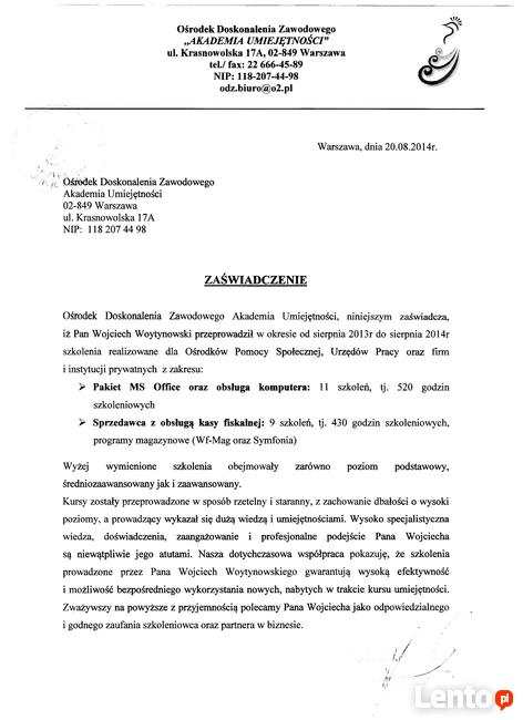 Korepetycje Online (Word Excel Power Point, Jira,) 50 zł