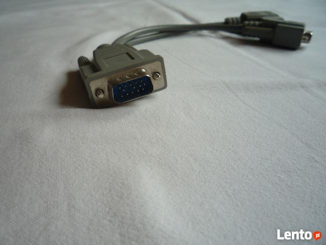 KABEL ADAPTER ROZDZIELACZ VGA M - 2x VGA F