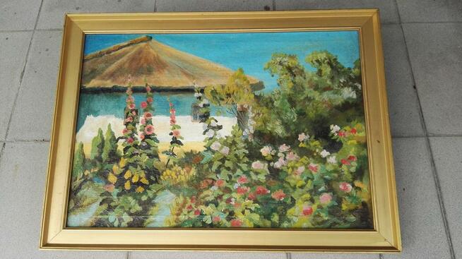 Obraz olejny Wiejska chata