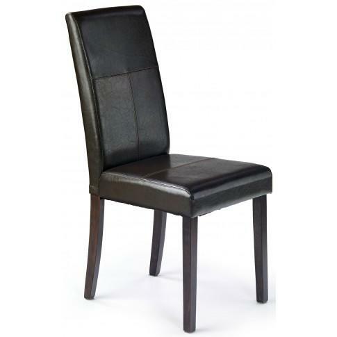 Krzesło tapicerowane Corel - brązowe.