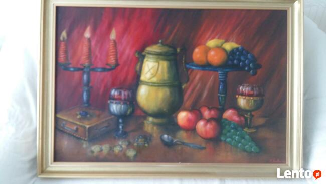 Sprzedam piękny obraz Martwa Natura / olej ,płutno /