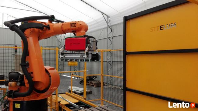 Stanowisko zrobotyzowane paletyzacja worków robot