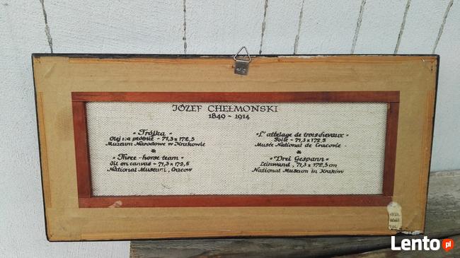 Obraz reprodukcja Józef Chełmoński Trójka