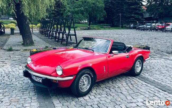 Klasyk TRIUMPH SPITFIRE, Kabriolet do ślubu