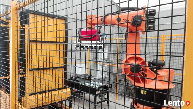 Stanowisko zrobotyzowane paletyzacja worków robot