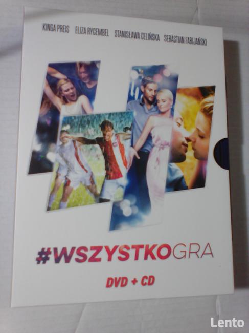 #Wszystko gra - film DVD +CD z muzyka z filmu.