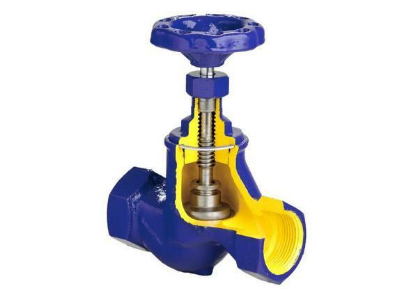 ZAWÓR ZAPOROWY PROSTY Fig. 201 DN15 PN16 ZETKAMA