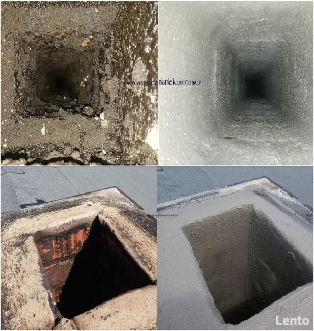 szlamowanie komina uszczelnianie naprawa komina frezowanie