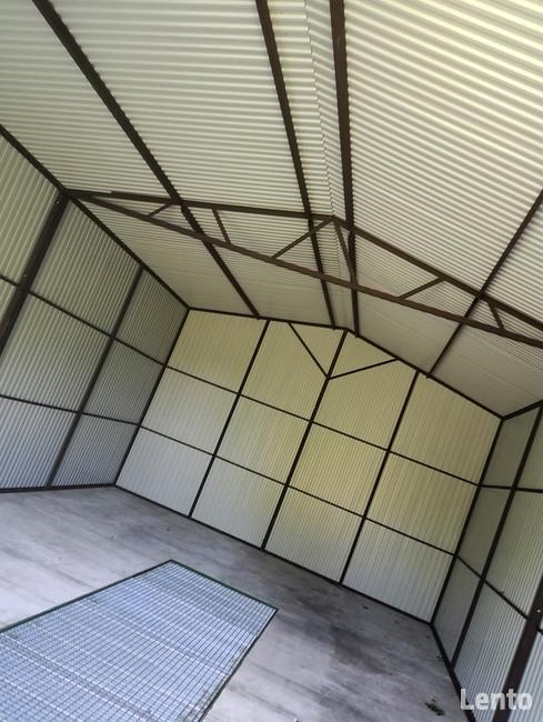 BLASZAK, GARAŻ 35m2 5x7m z Blachy Trapezowej KOLOR, Wiaty