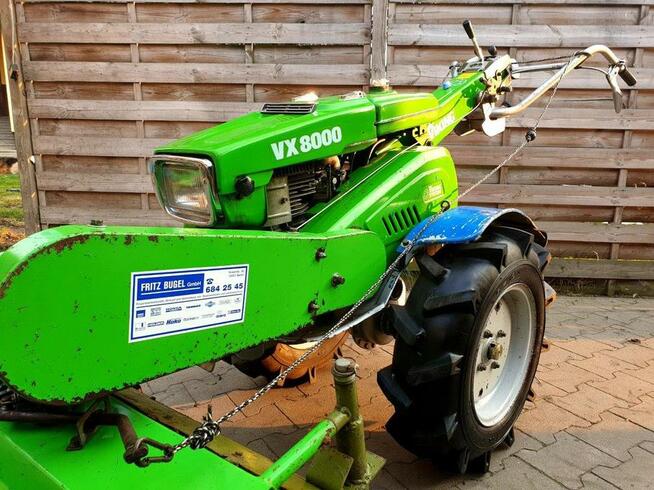 Traktorek Jednoosiowy Dzik Ciągnik Ogrodniczy Zamiatarka