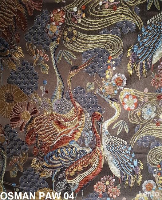 Osman Paw tkanina obiciowa, żakardowa