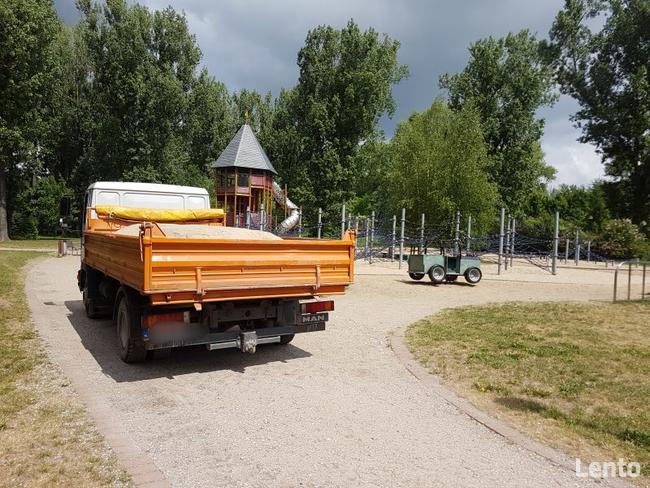 Ziemia ogrodowa przesiewana czarna, piach 0-2, żwir, tłuczeń