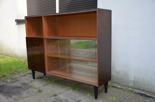 Biblioteczka PRL, Komoda, Meble PRL, Kredens, Regał, Szafka