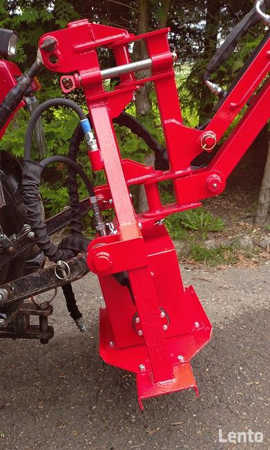Wiertnica glebowa hydrauliczna, napęd z WOM ciągnika.