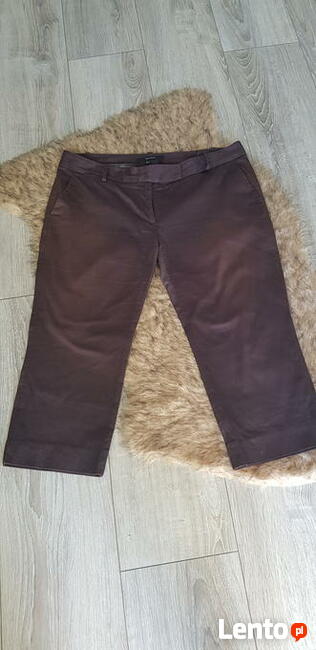 Czekoladowe spodnie zara