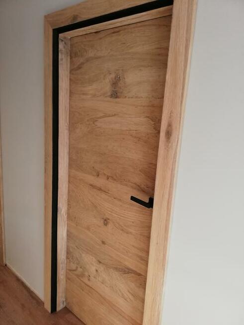 DRZWI DREWNIANE DĘBOWE LOFTOWE DREWNO SZCZOTKOWANE