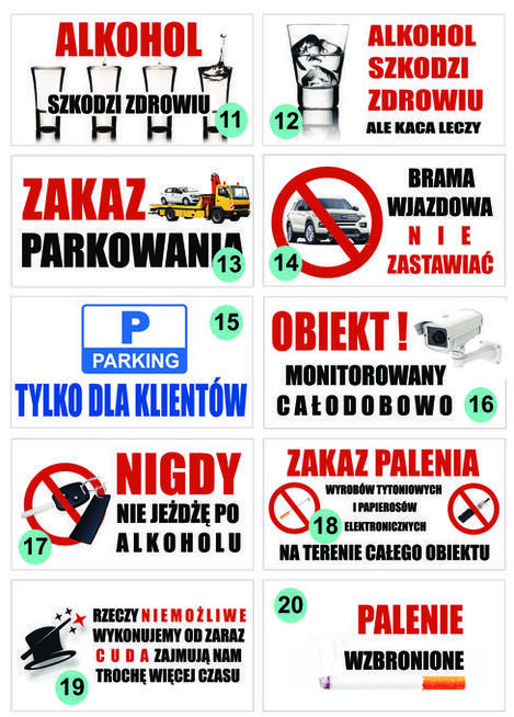 Tablice informacyjne