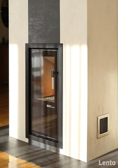 Kominek wkład na pellet i drewno IWONA PELLETS FELIX LONG