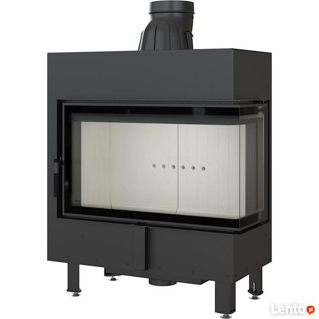 Kominek narożny wkład kominkowy Kratki.pl LUCY 14 lewy BS