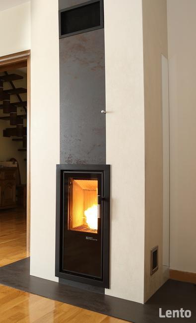 Kominek wkład na pellet i drewno IWONA PELLETS FELIX LONG