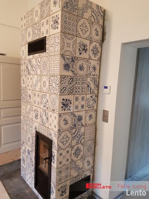 Kominek wkład na pellet i drewno IWONA PELLETS FELIX LONG