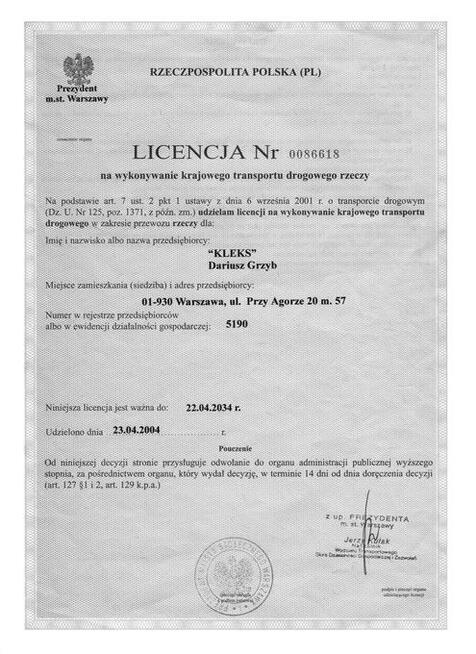 Przeprowadzki Transport Taxi bagażowe oraz przewóz Warszawa