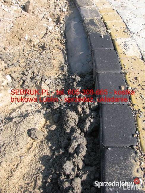 Układanie kostki brukowej Lublin brukarstwo kostka brukowa