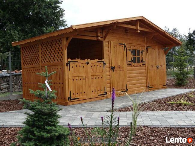 Domek z tarasem, domki z drewna, domki letniskowe