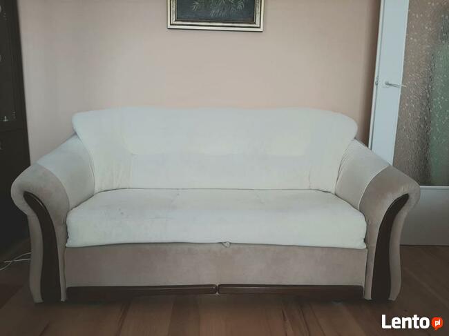 kanapa rozkladana i fotel do sprzedazy