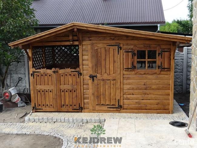 Domek z tarasem, domki z drewna, domki letniskowe