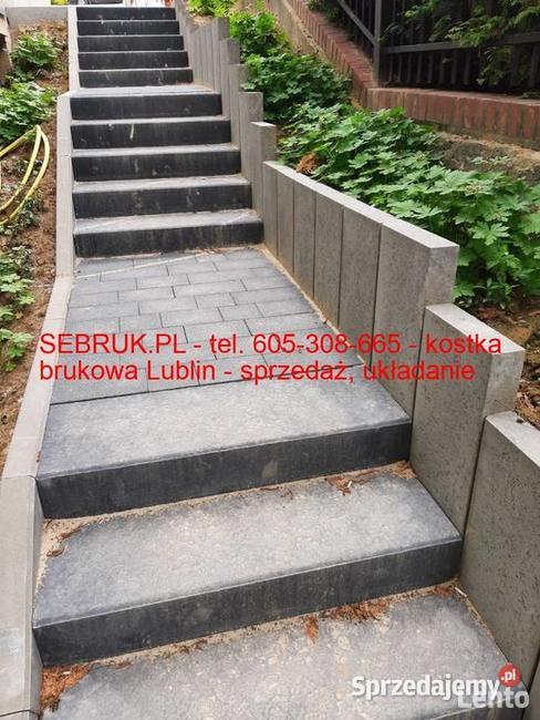 Układanie kostki brukowej Lublin brukarstwo kostka brukowa