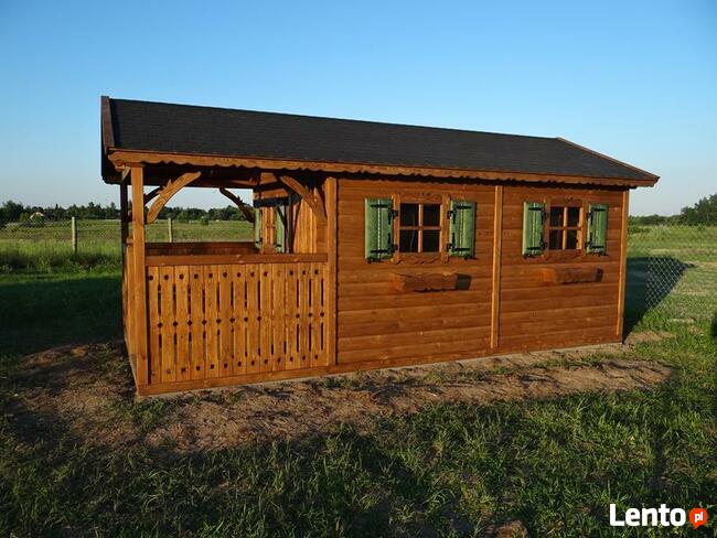 Domek z tarasem, domki z drewna, domki letniskowe