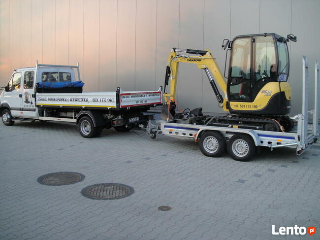 Operator z minikoparką i wywrotką do 3 ton szuka współpracy.